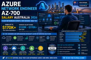 Azure Network Engineer AZ-700 Salary Australia 2026