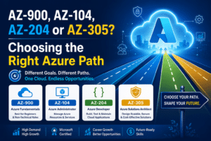 AZ-900, AZ-104, AZ-204 or AZ-305? Choosing the Right Azure Path