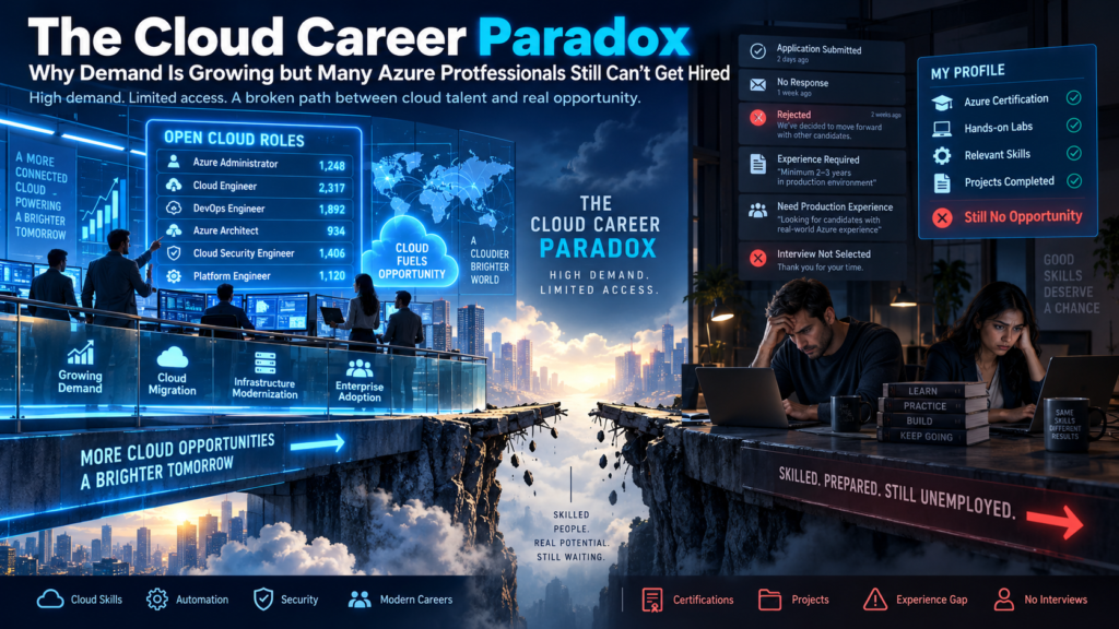 The Cloud Career Paradox: Why Demand Is Growing but Many Azure Professionals Still Can't Get Hired