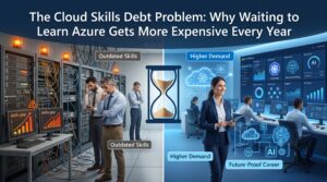 The Cloud Skills Debt Problem: Why Waiting to Learn Azure Gets More Expensive Every Year